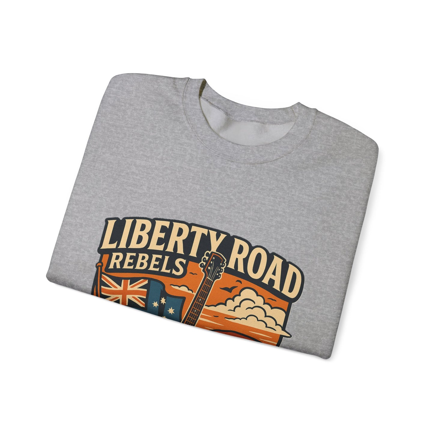 Liberty Road Rebels Australiana Cozy Crewneck Sweatshirt