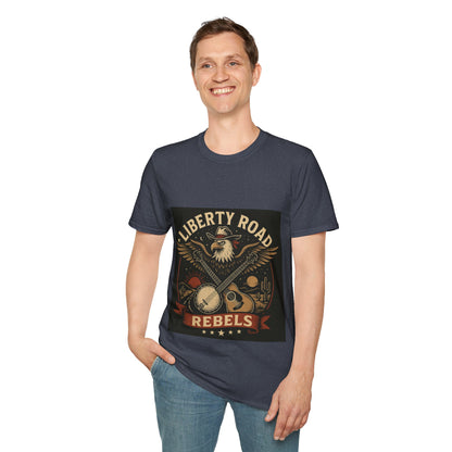 Liberty Road Rebels Vintage Americana Style T-Shirt