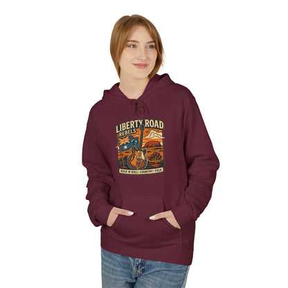 Liberty Road Rebels Vintage-Inspired Australiana Hoodie Cozy Sweatshirt