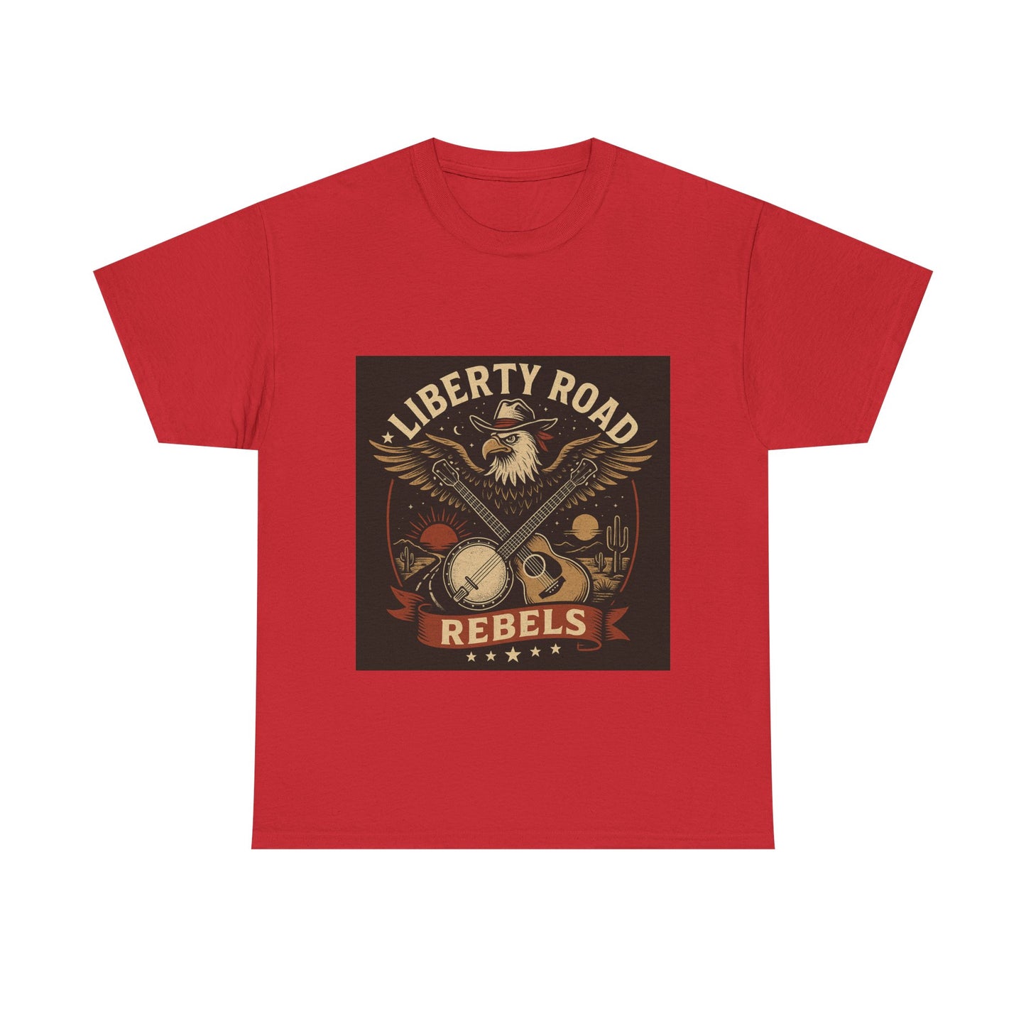 Liberty Road Rebels Vintage Americana Style Tee Unisex T-Shirt