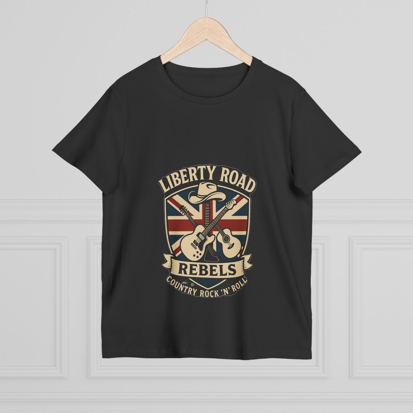 Liberty Road Rebels Britannia Rock 'n' Roll Tee Women's Graphic T-Shirt