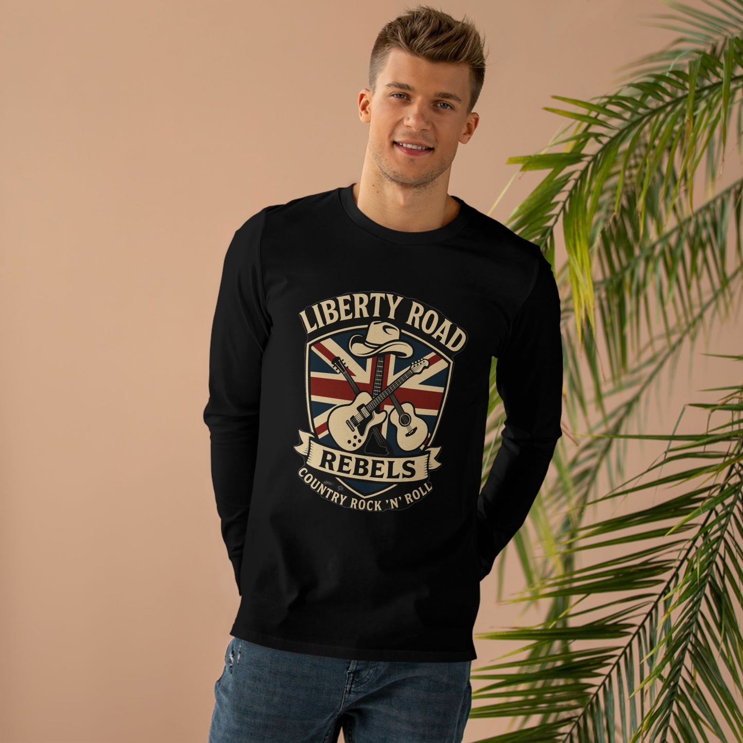 Liberty Road Rebels Britannia Men's Longsleeve Tee T-Shirt Sweatshirt