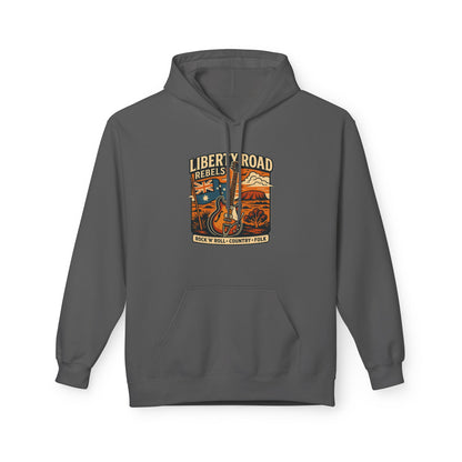 Liberty Road Rebels Vintage-Inspired Australiana Hoodie Cozy Sweatshirt