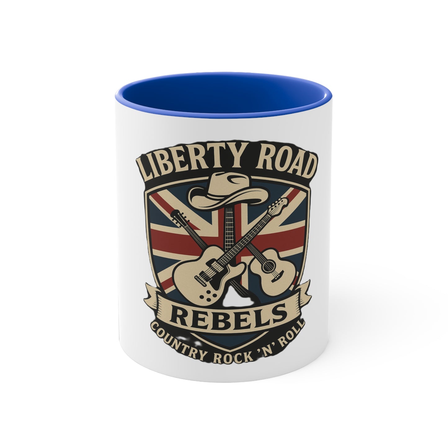 Liberty Road Rebels Britannia Country Rock 'n' Roll Coffee Mug