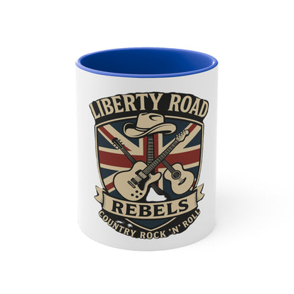 Liberty Road Rebels Britannia Country Rock 'n' Roll Coffee Mug