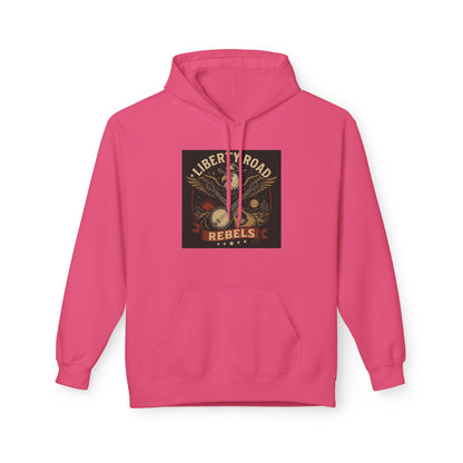 Liberty Road Rebels Vintage Americana Style Soft Fleece Hoodie