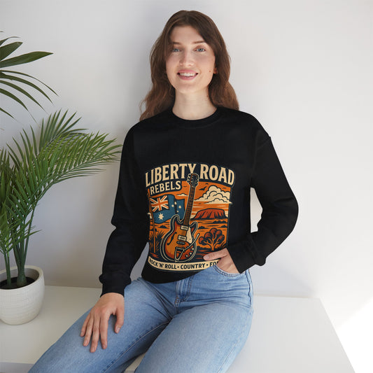 Liberty Road Rebels Australiana Cozy Crewneck Sweatshirt