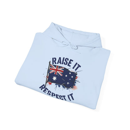 Raise It Respect It Aussie Flag Pride Unisex Sweatshirt