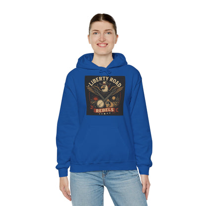 Liberty Road Rebels Vintage Americana Style Sweatshirt Unisex Hoodie