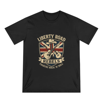 Liberty Road Rebels Britannia Country Rock 'n' Roll Rebels T-Shirt Vintage Tee