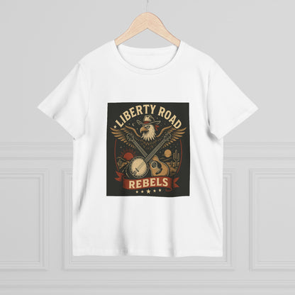 Liberty Road Rebels Vintage Americana Style Women's T-Shirt Tee