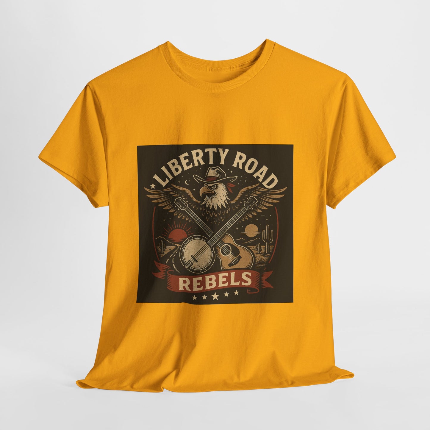 Liberty Road Rebels Vintage Americana Style Tee Unisex T-Shirt