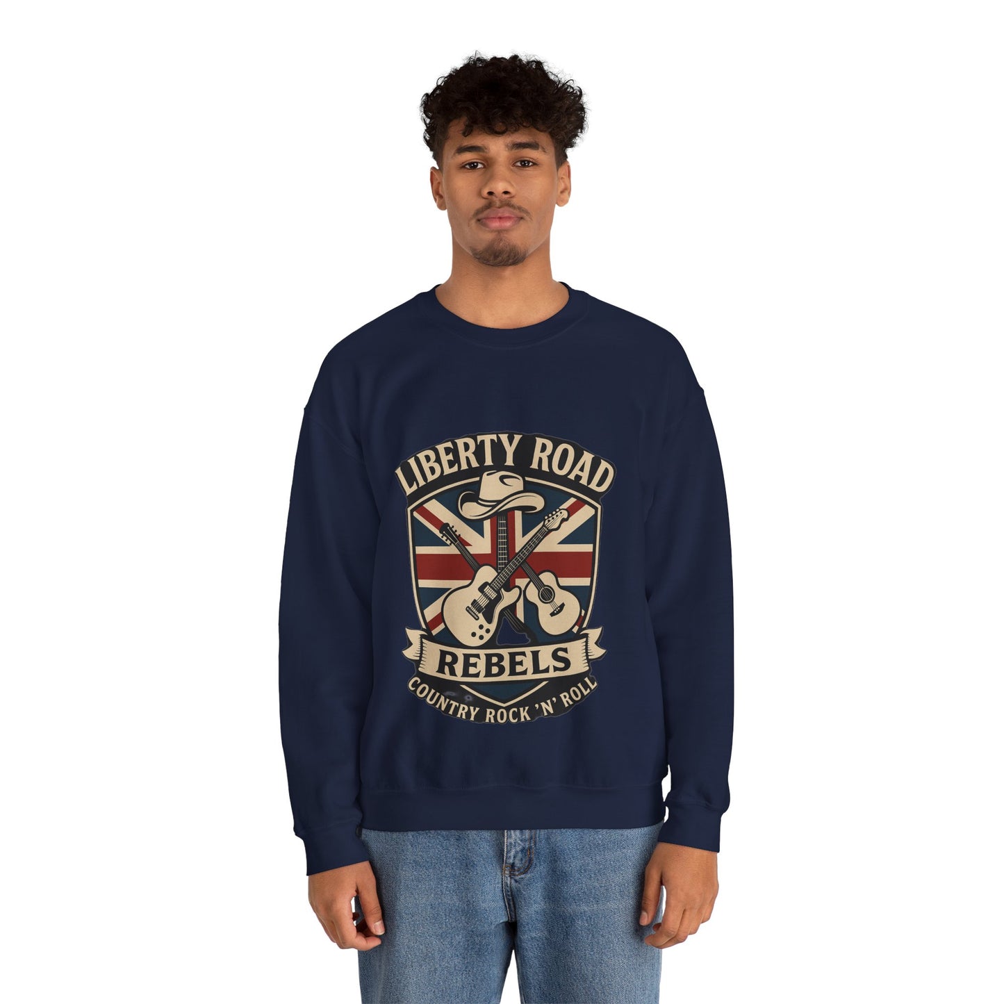 Liberty Road Rebels Britannia Sweatshirt Unisex Crewneck Longsleeve T-Shirt