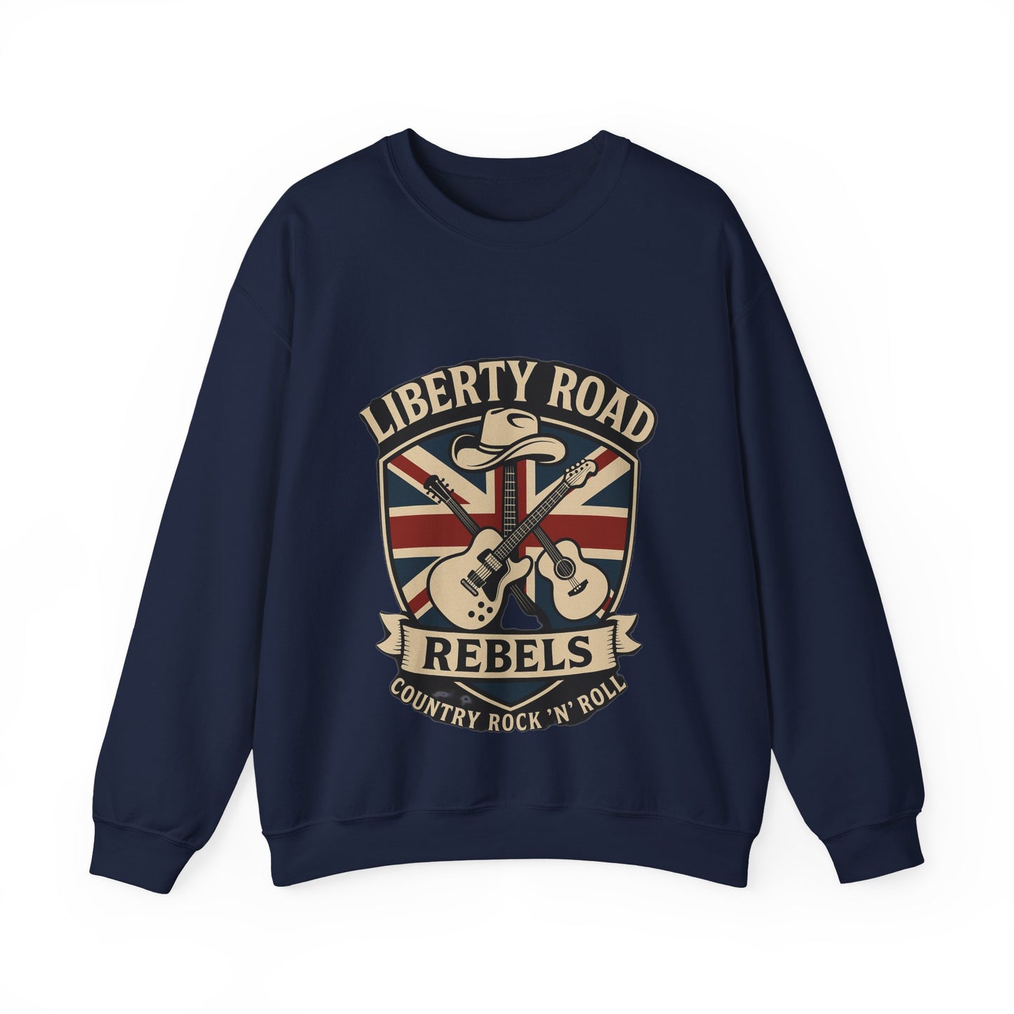 Liberty Road Rebels Britannia Sweatshirt Unisex Crewneck Longsleeve T-Shirt