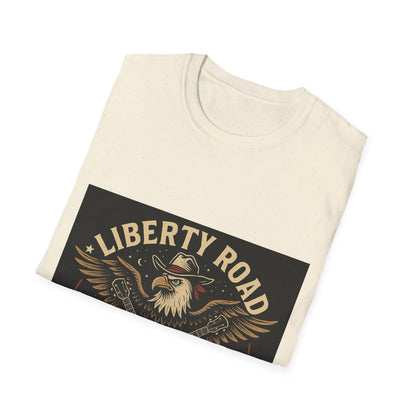 Liberty Road Rebels Vintage Americana Style T-Shirt