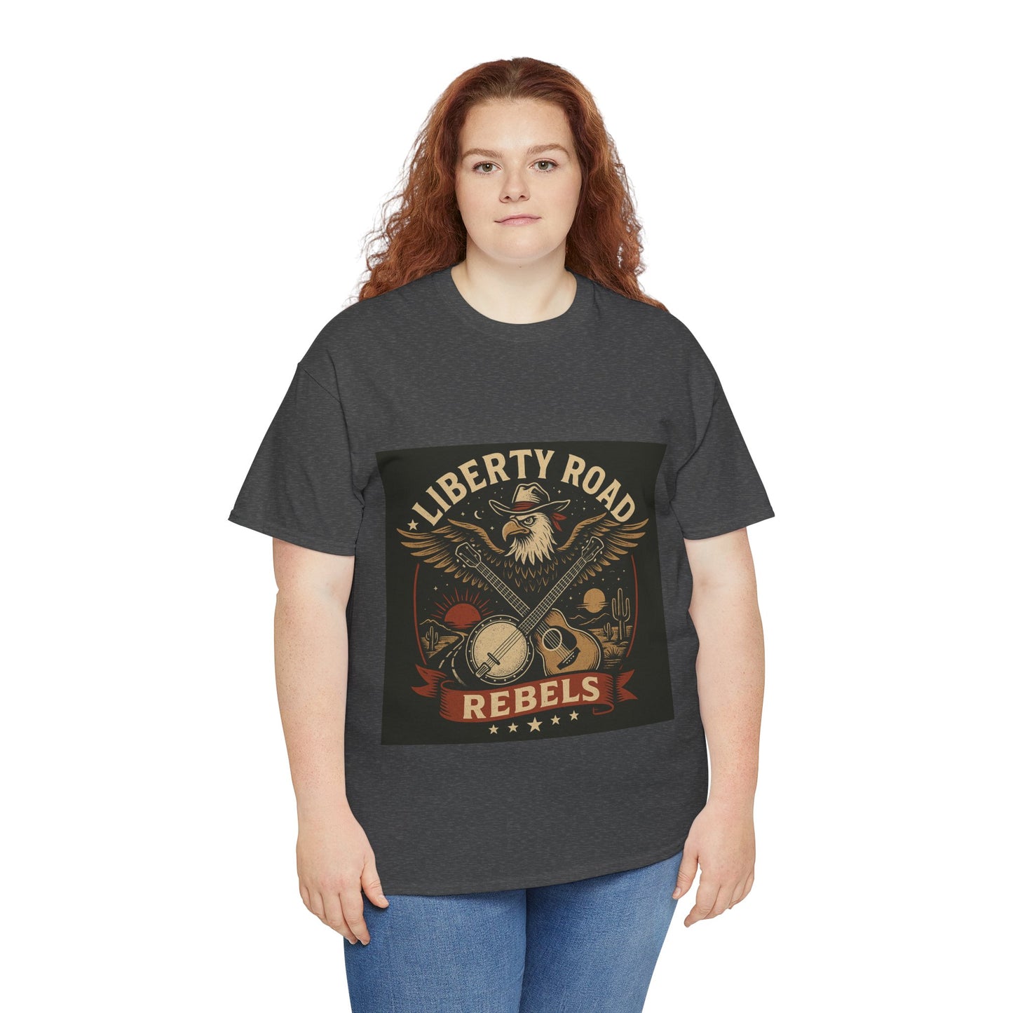 Liberty Road Rebels Vintage Americana Style Tee Unisex T-Shirt