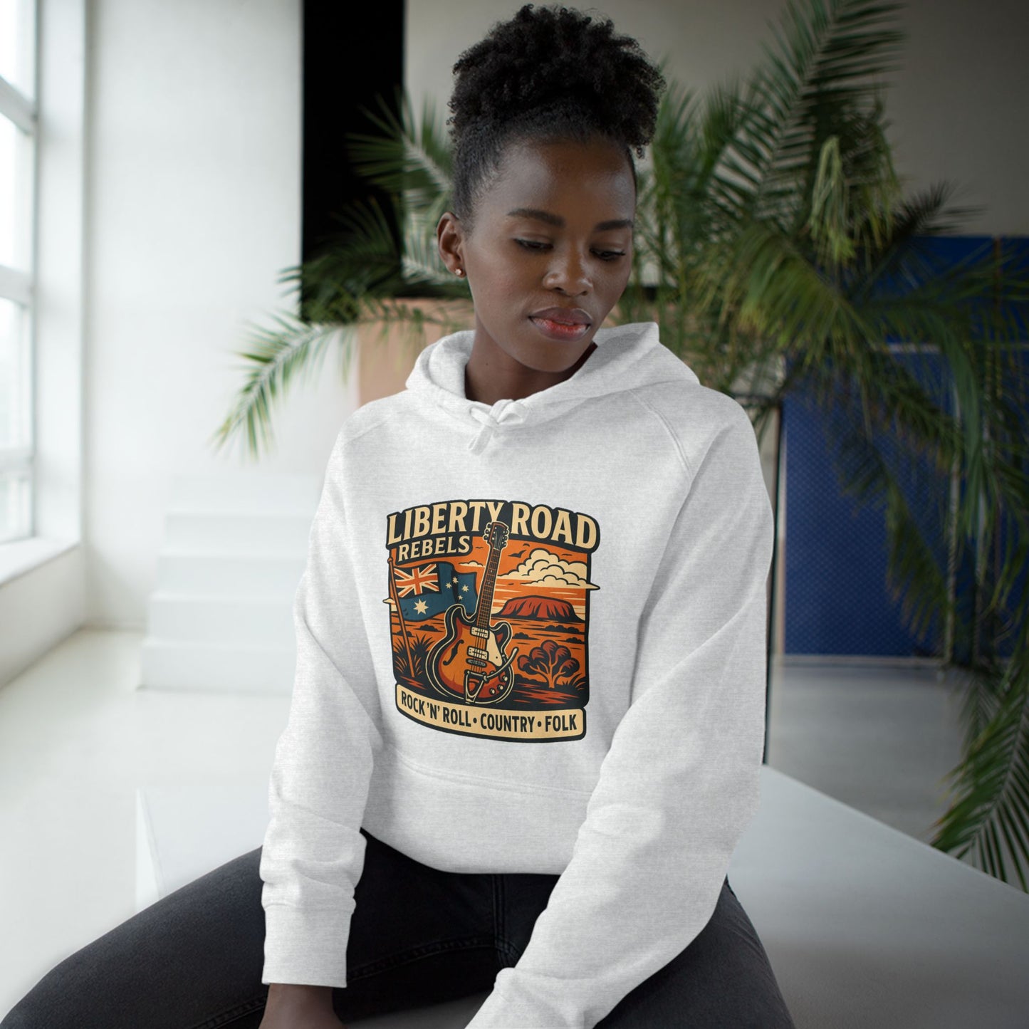 Liberty Road Rebels Vintage Australiana Hoodie