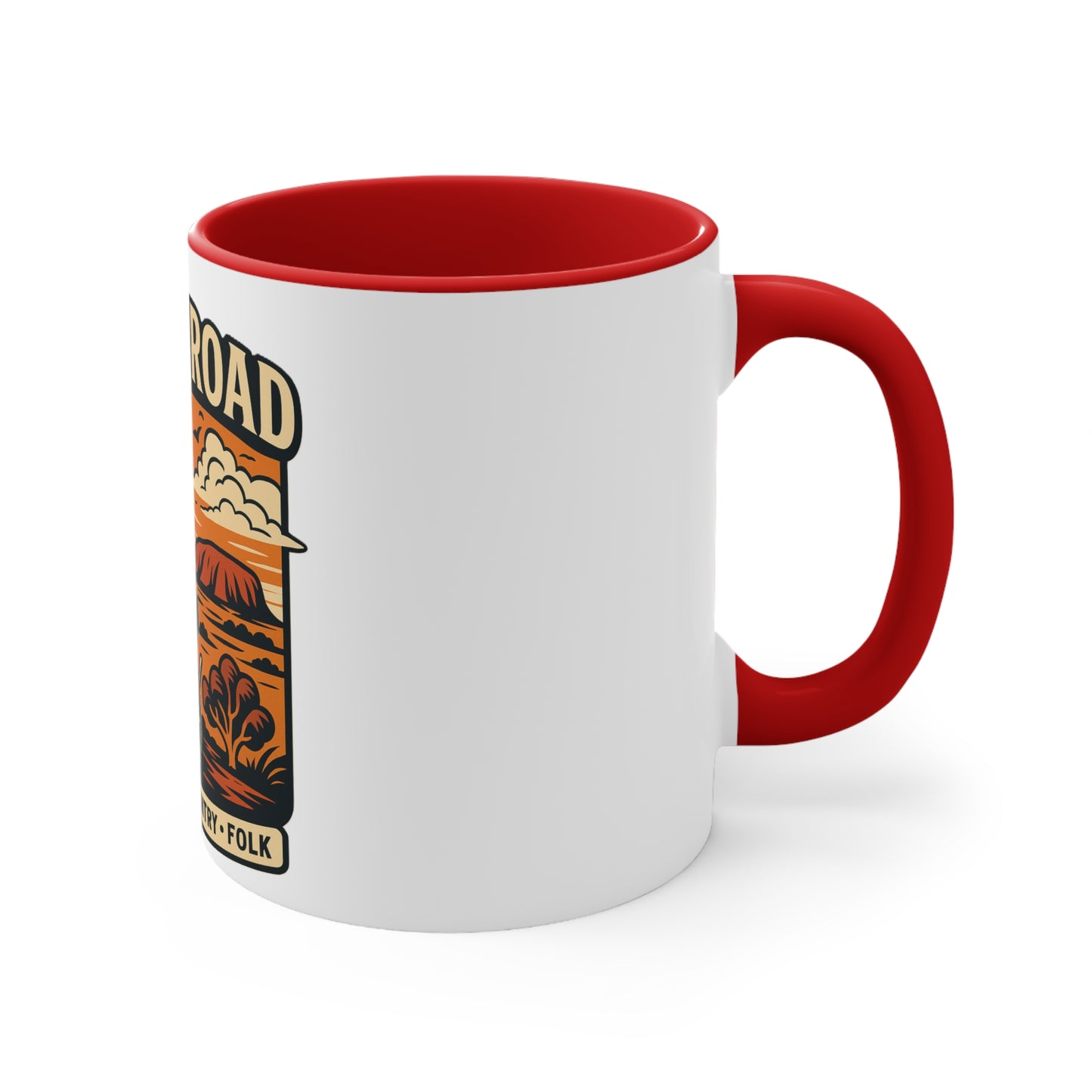 Liberty Road Rebels Australiana Colorful Accent Coffee Mug