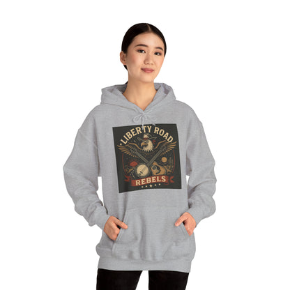 Liberty Road Rebels Vintage Americana Style Sweatshirt Unisex Hoodie