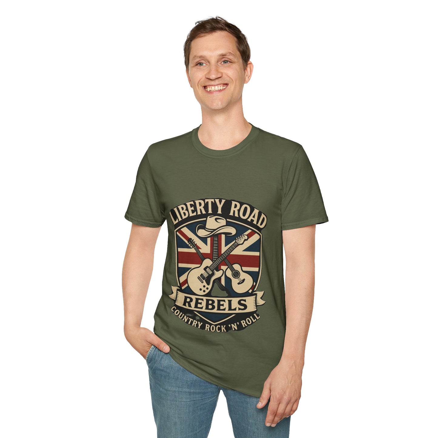 Liberty Road Rebels Britannia T-Shirt  Unisex Softstyle Tee