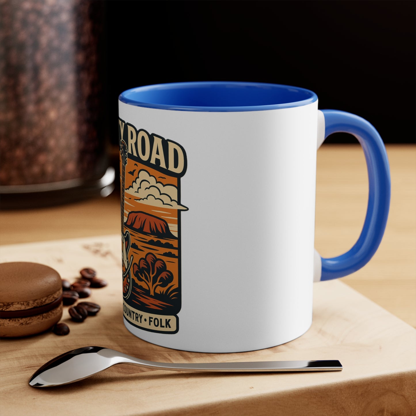 Liberty Road Rebels Australiana Colorful Accent Coffee Mug