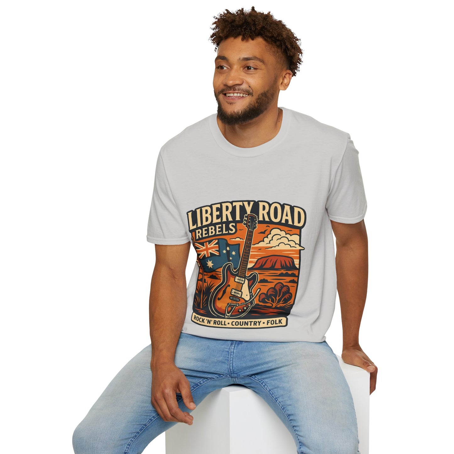 Liberty Road Rebels Australiana T-Shirt Unisex Graphic Tee