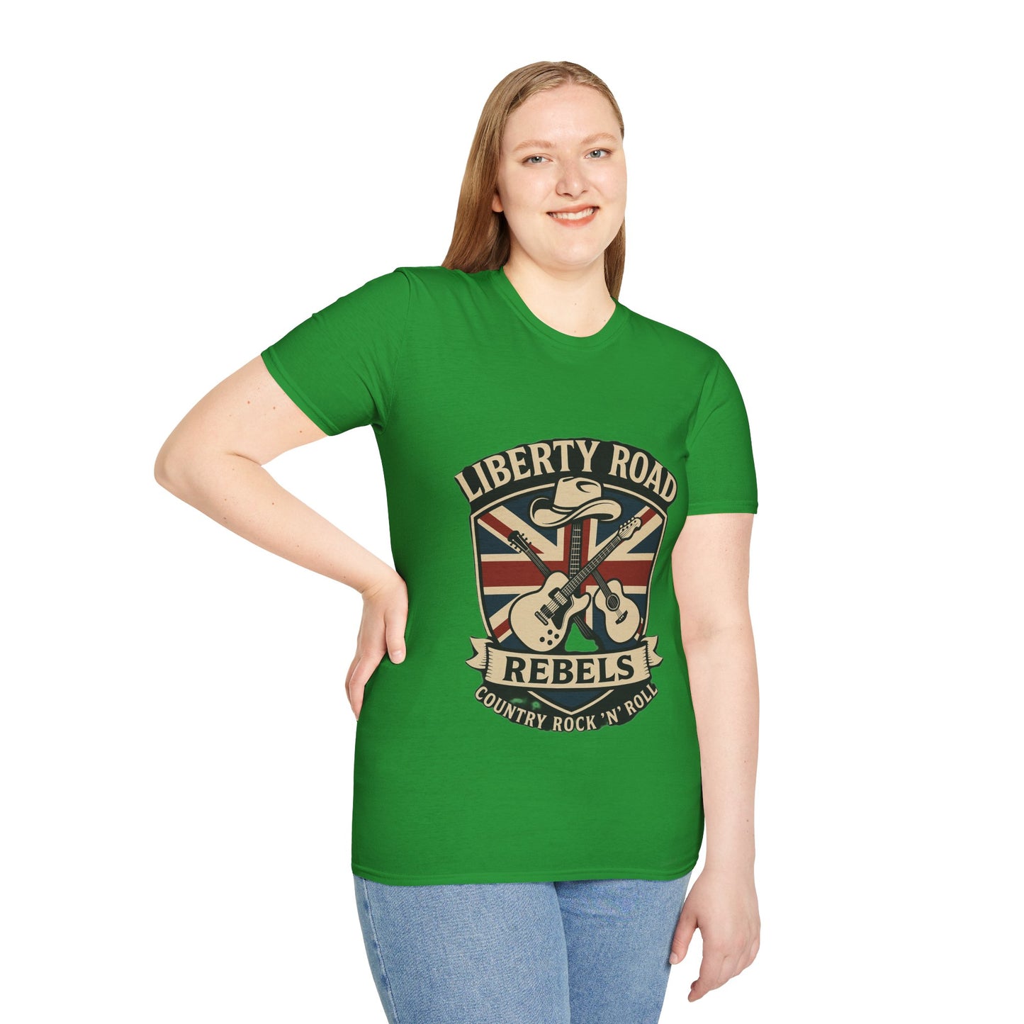 Liberty Road Rebels Britannia T-Shirt  Unisex Softstyle Tee