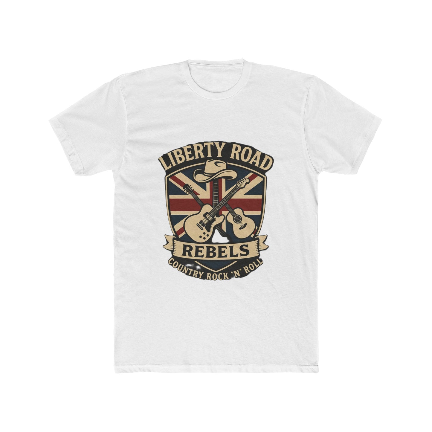 Liberty Road Rebels Britannia Crew Tee Unisex Cotton T-Shirt