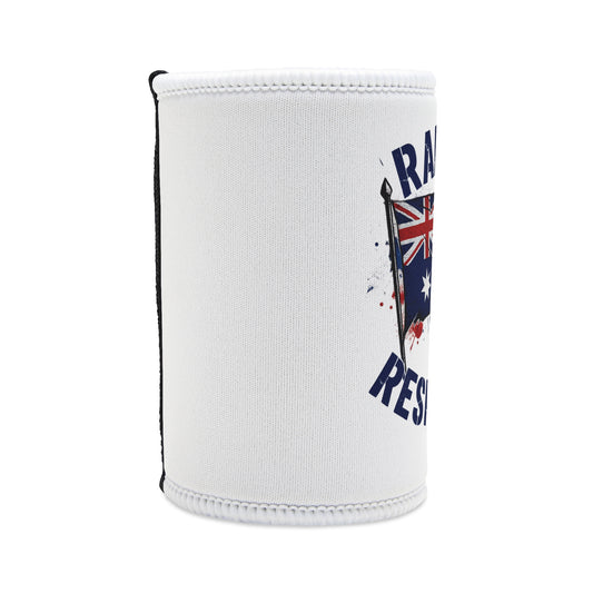 Raise It Respect It Australian Flag Stubby Cooler
