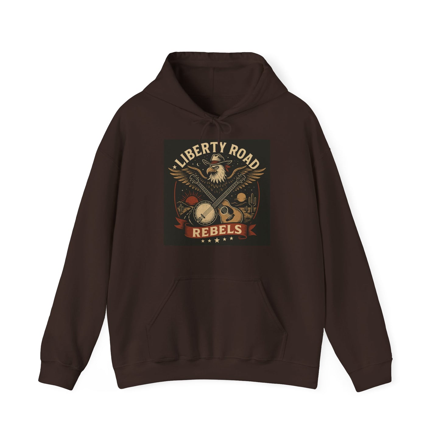Liberty Road Rebels Vintage Americana Style Sweatshirt Unisex Hoodie