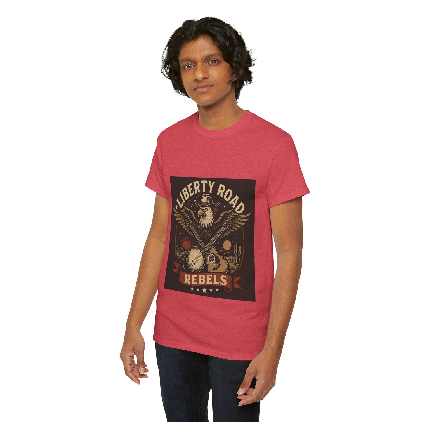 Liberty Road Rebels Vintage Americana Style Tee Unisex T-Shirt