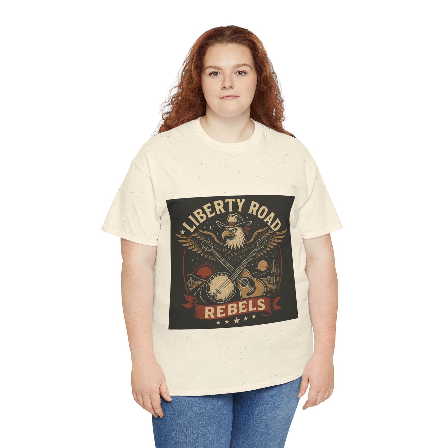 Liberty Road Rebels Vintage Americana Style Tee Unisex T-Shirt