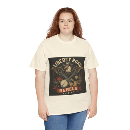 Liberty Road Rebels Vintage Americana Style Tee Unisex T-Shirt