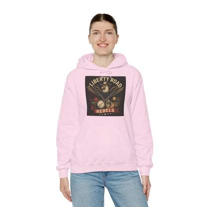 Liberty Road Rebels Vintage Americana Style Sweatshirt Unisex Hoodie