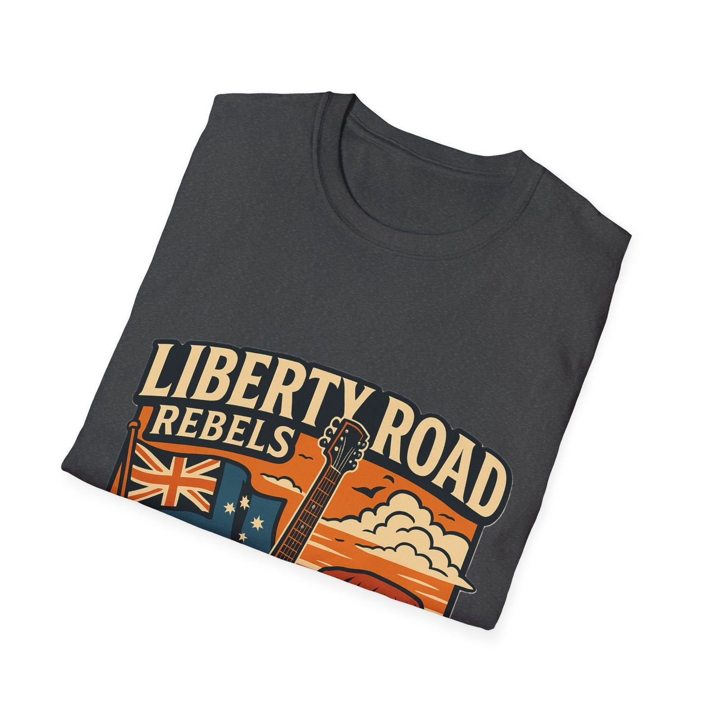 Liberty Road Rebels Australiana T-Shirt Unisex Graphic Tee