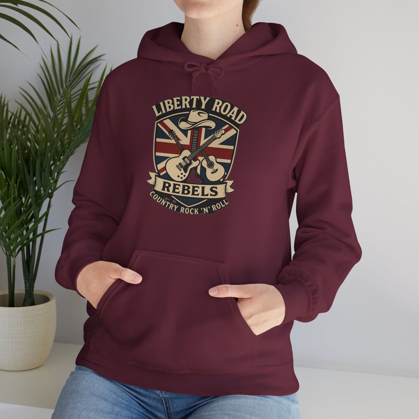 Liberty Road Rebels Britannia Hoodie Unisex Sweatshirt