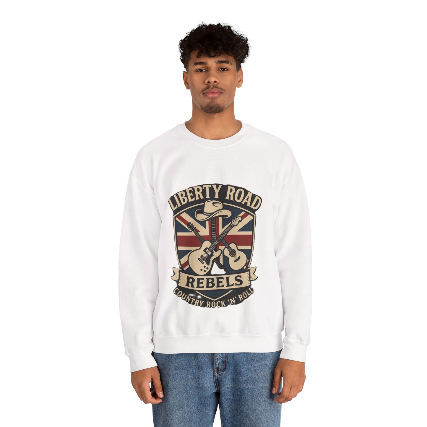 Liberty Road Rebels Britannia Sweatshirt Unisex Crewneck Longsleeve T-Shirt