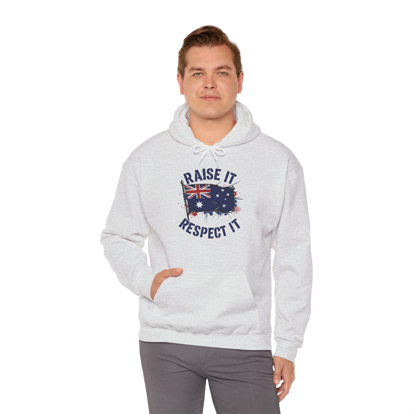 Raise It Respect It Aussie Flag Pride Unisex Sweatshirt