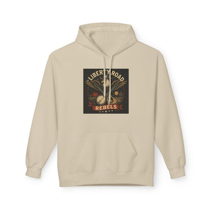 Liberty Road Rebels Vintage Americana Style Soft Fleece Hoodie