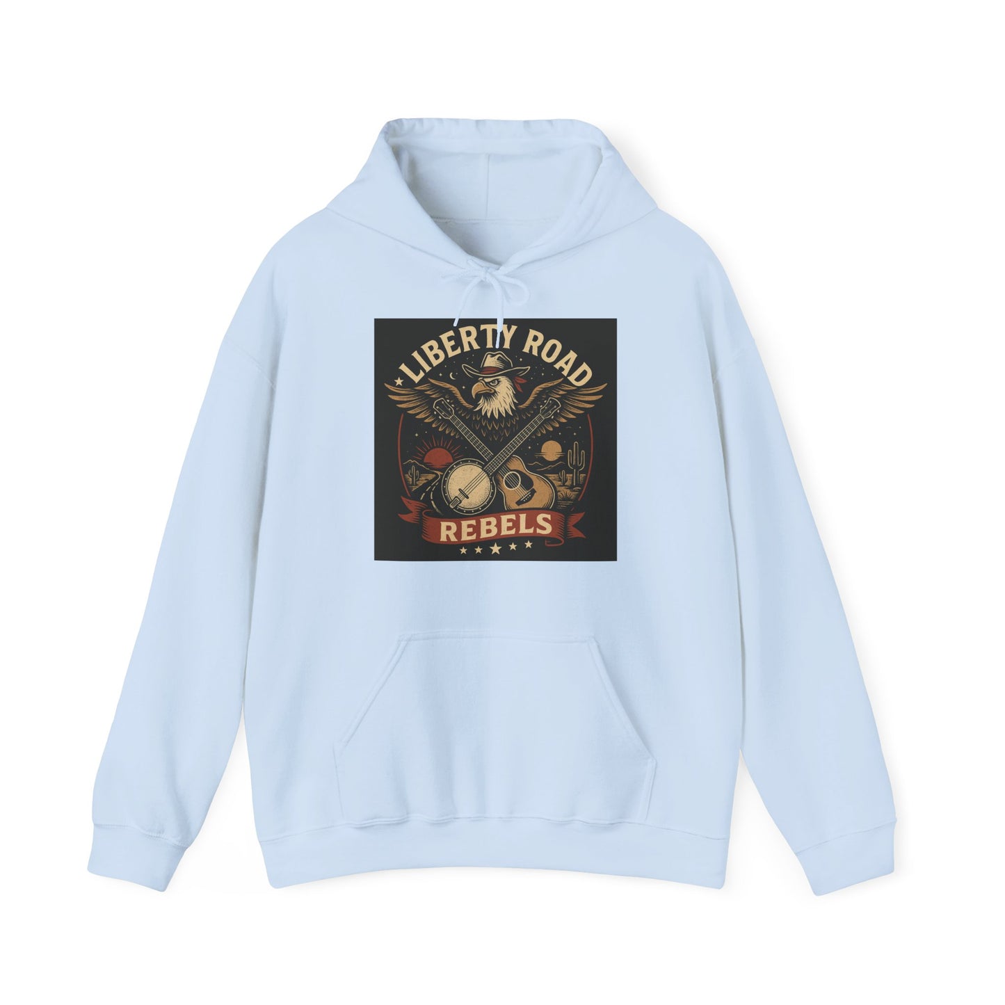 Liberty Road Rebels Vintage Americana Style Sweatshirt Unisex Hoodie