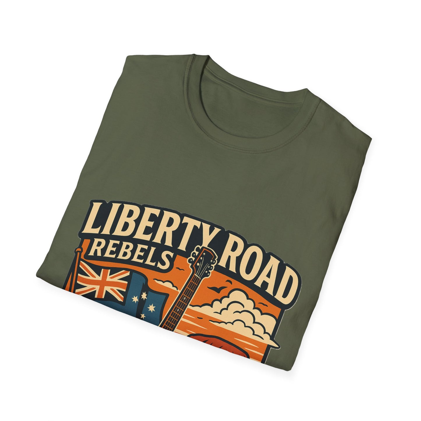 Liberty Road Rebels Australiana T-Shirt Unisex Graphic Tee