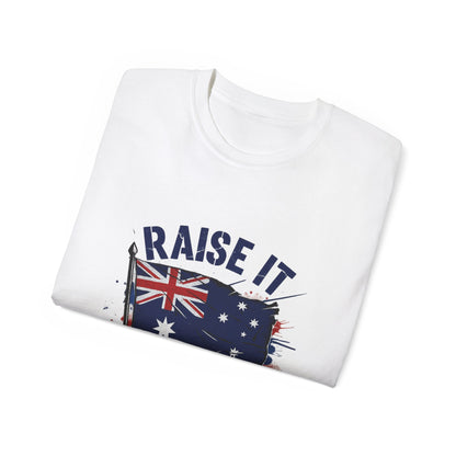 Raise It Respect It Australian Pride Unisex Cotton Tee T-Shirt