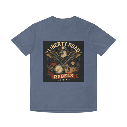 Liberty Road Rebels Vintage Americana Style Unisex Faded Tee T-Shirt