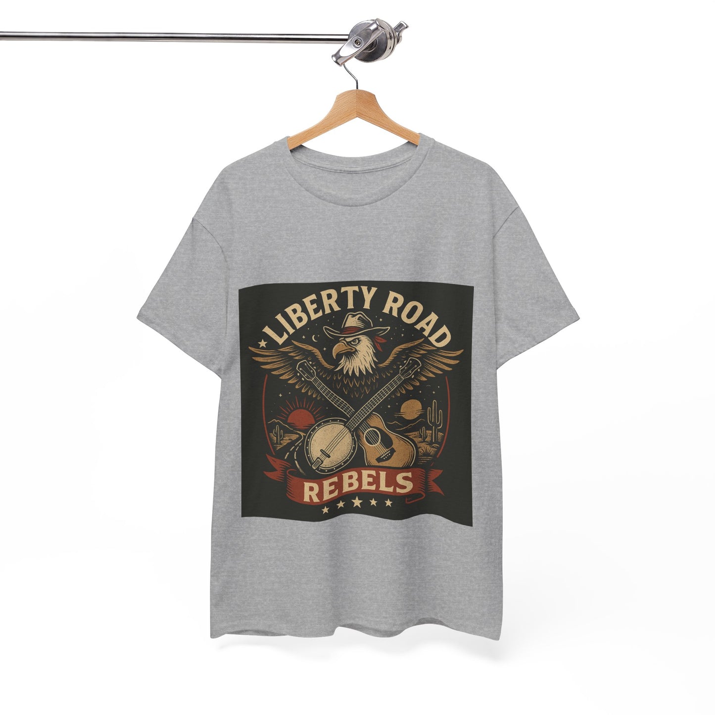 Liberty Road Rebels Vintage Americana Style Tee Unisex T-Shirt