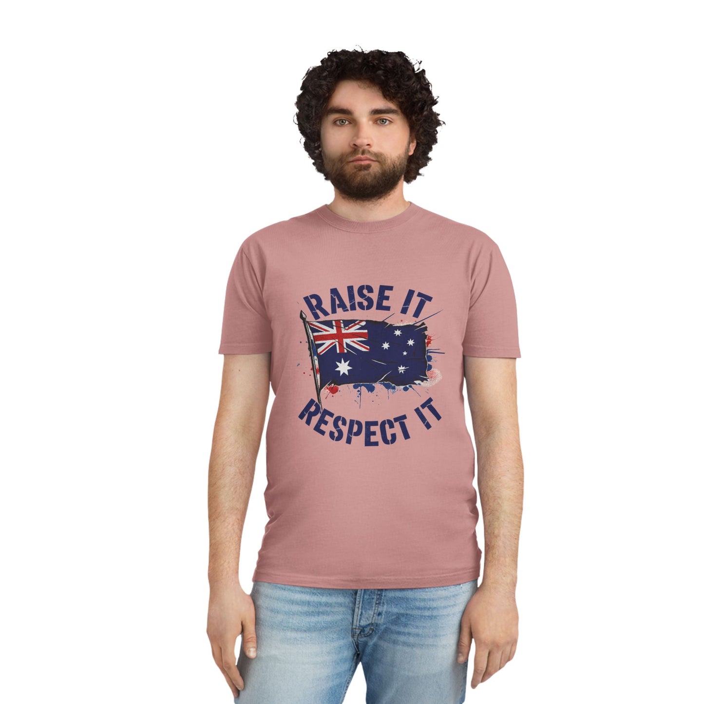 Raise It Respect It Australian Pride Unisex Faded T-Shirt