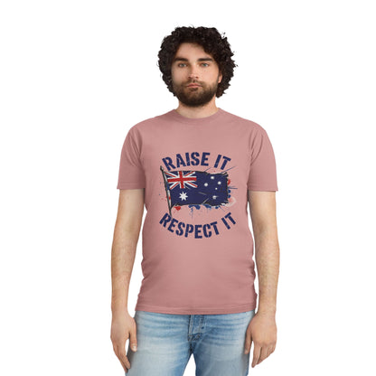 Raise It Respect It Australian Pride Unisex Faded T-Shirt