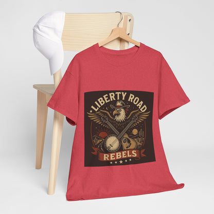 Liberty Road Rebels Vintage Americana Style Tee Unisex T-Shirt
