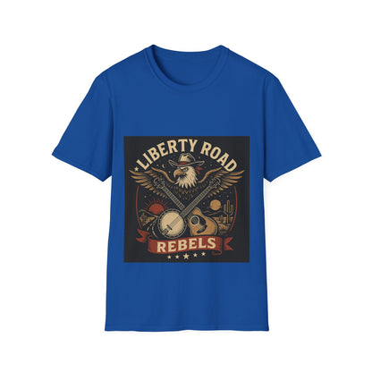 Liberty Road Rebels Vintage Americana Style T-Shirt