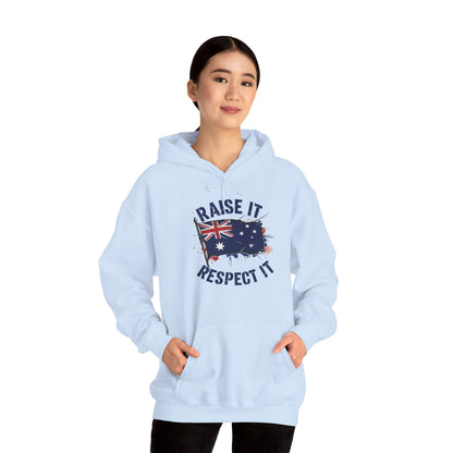 Raise It Respect It Aussie Flag Pride Unisex Sweatshirt