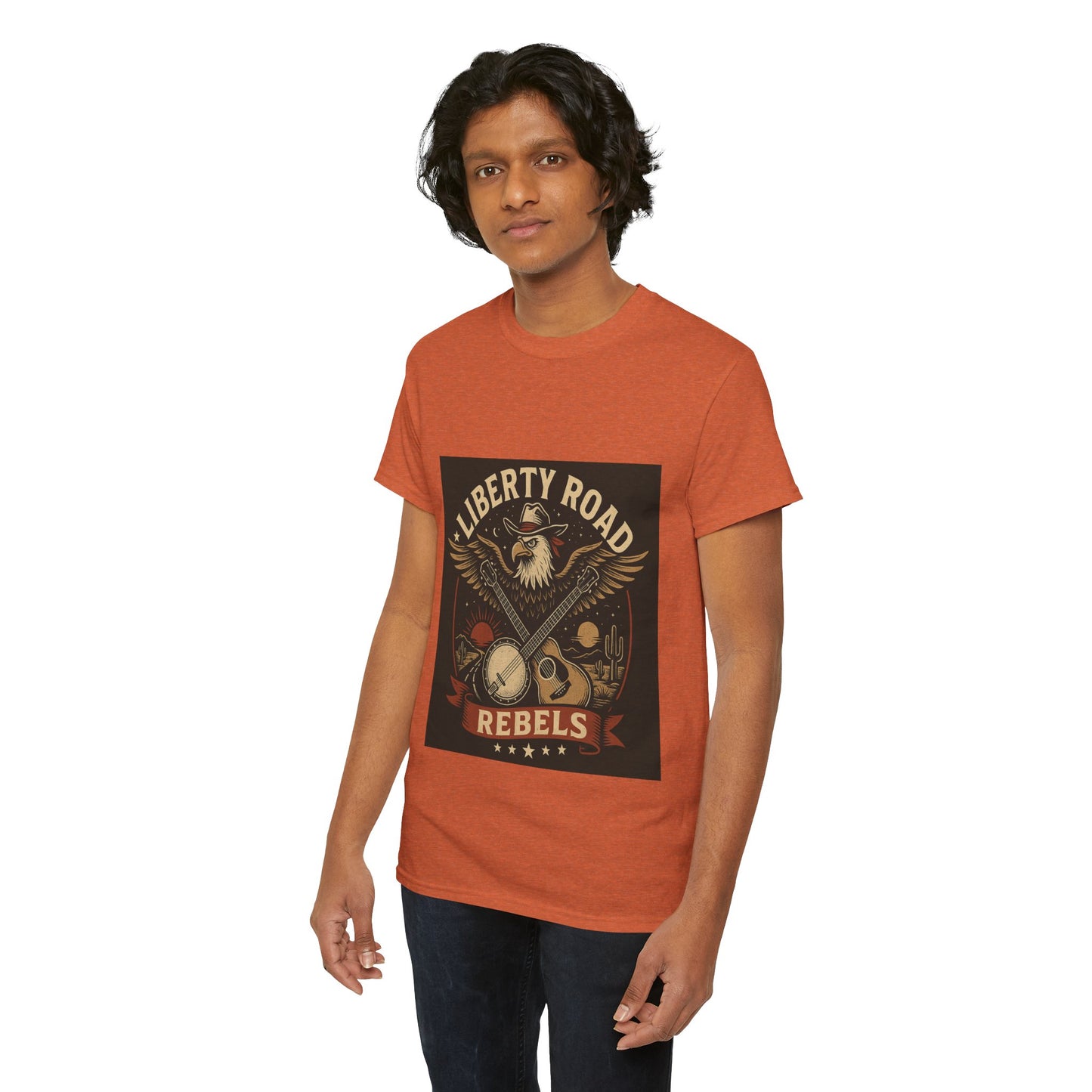 Liberty Road Rebels Vintage Americana Style Tee Unisex T-Shirt